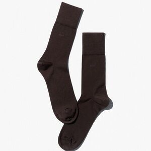 CDLP Mid Length Socks in Dark Brown- Size 42/44